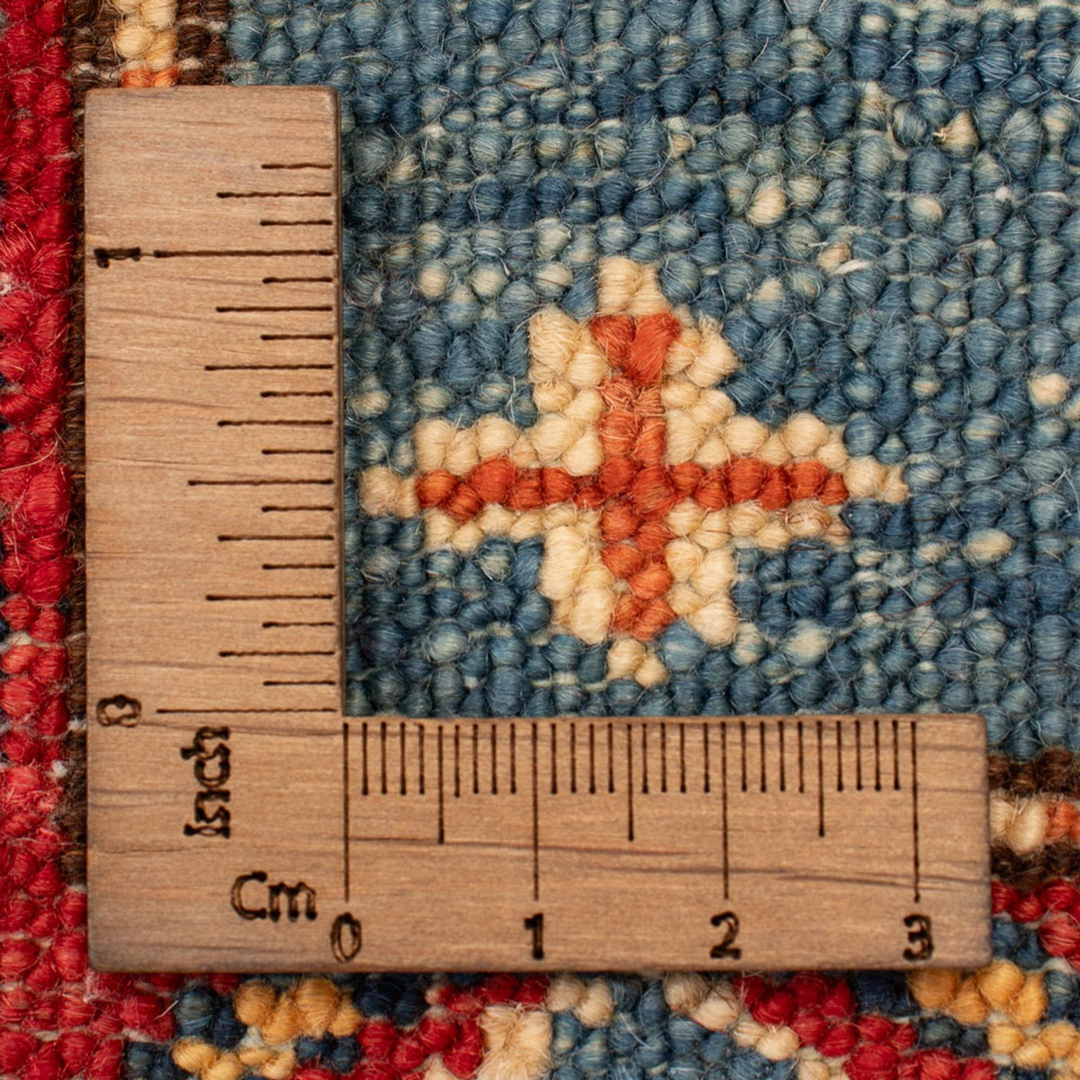 Alfombra Ziegler - Kazak - Real - 99 x 62 cm - azul