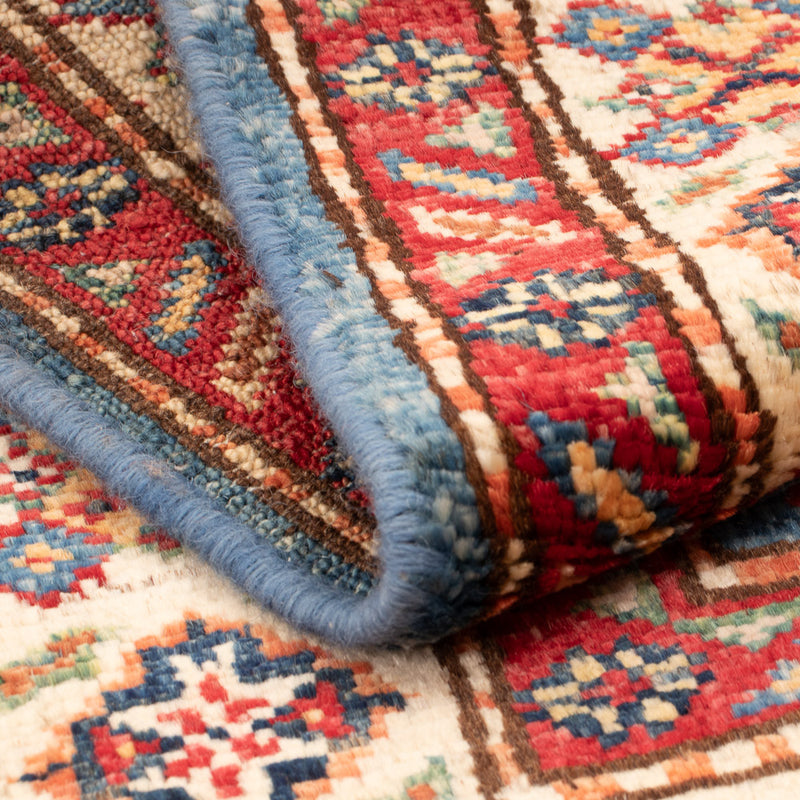 Alfombra Ziegler - Kazak - Real - 92 x 60 cm - azul