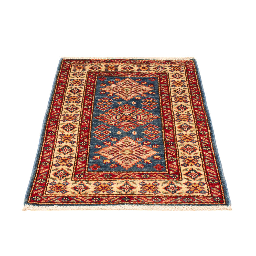 Alfombra Ziegler - Kazak - Real - 92 x 60 cm - azul