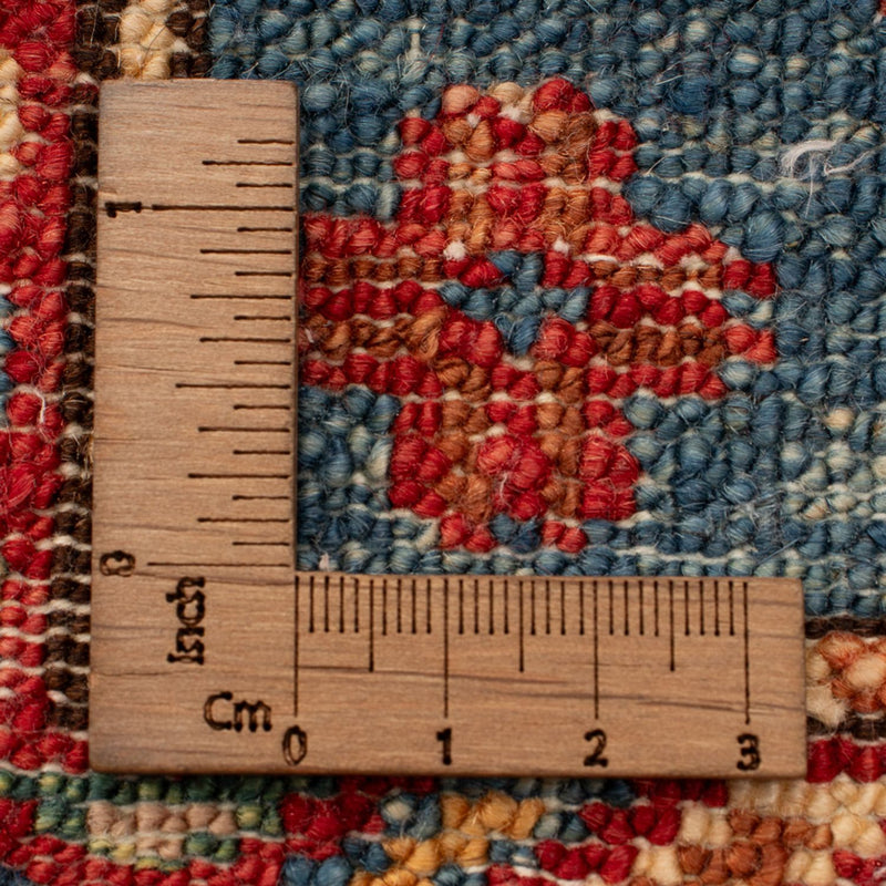 Alfombra Ziegler - Kazak - Real - 92 x 60 cm - azul