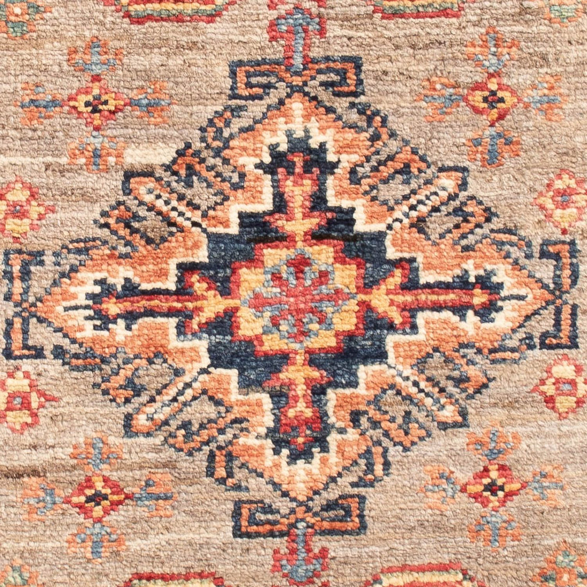 Alfombra Ziegler - Kazak - Real - 95 x 55 cm - arena