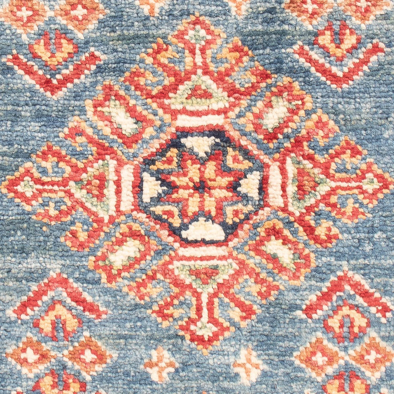 Alfombra Ziegler - Kazak - Real - 93 x 59 cm - azul