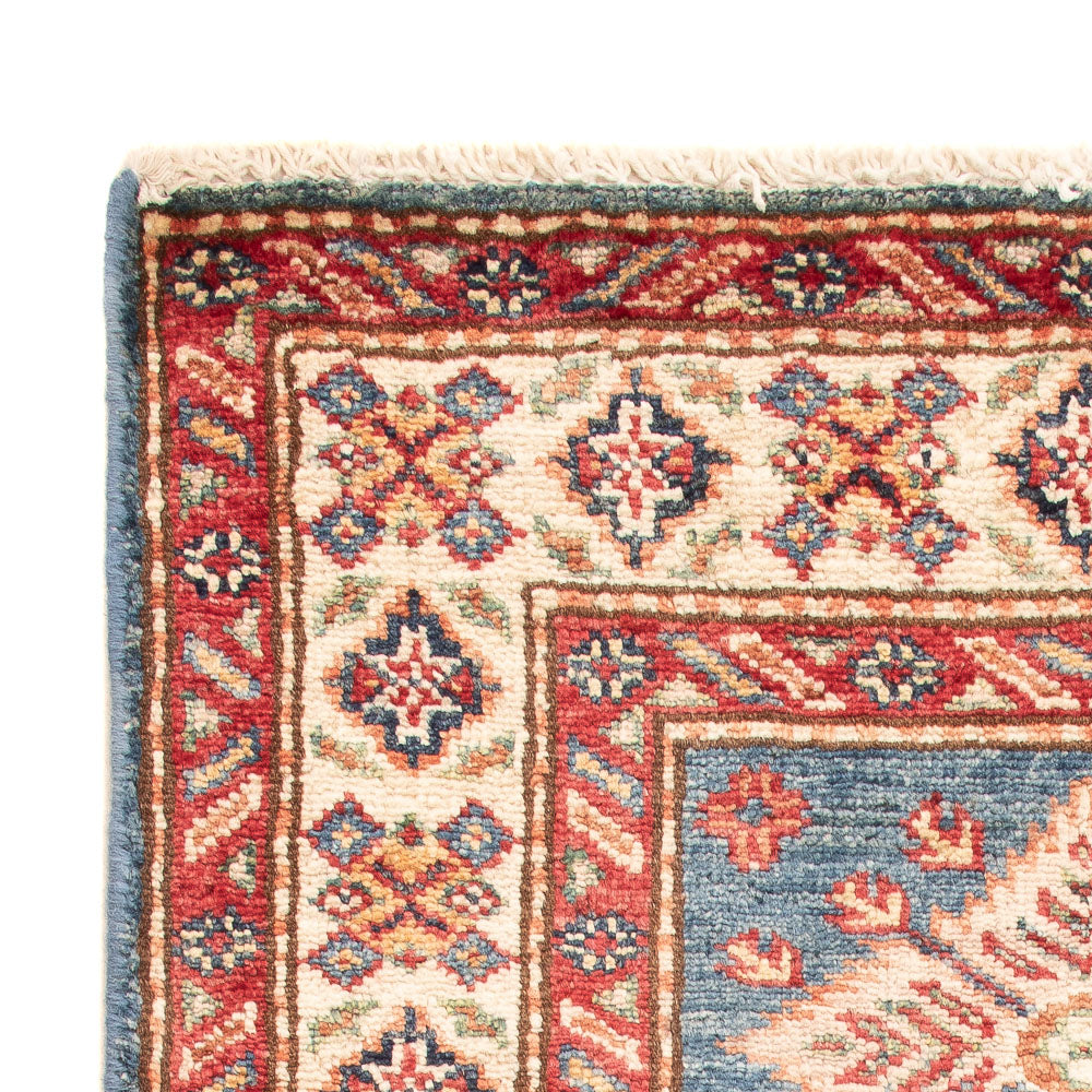 Alfombra Ziegler - Kazak - Real - 93 x 59 cm - azul