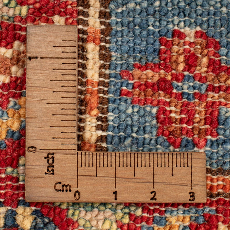 Alfombra Ziegler - Kazak - Real - 93 x 59 cm - azul