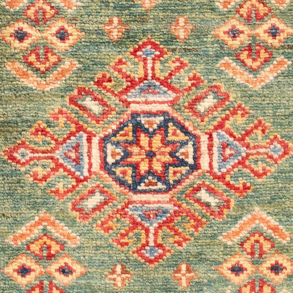 Alfombra Ziegler - Kazak - Real - 95 x 59 cm - verde