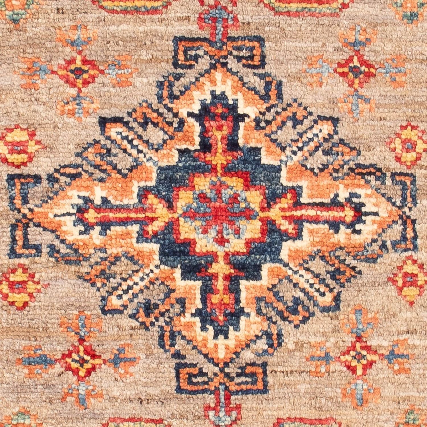 Alfombra Ziegler - Kazak - Real - 95 x 56 cm - arena