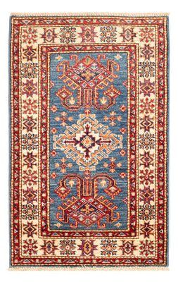 Alfombra Ziegler - Kazak - Real - 91 x 56 cm - azul