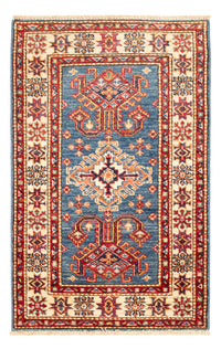 Alfombra Ziegler - Kazak - Real - 91 x 56 cm - azul