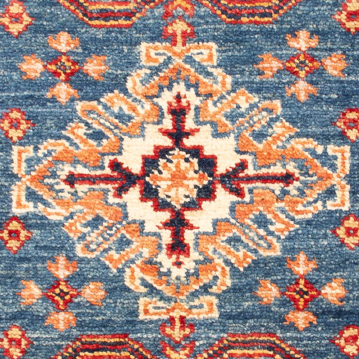 Alfombra Ziegler - Kazak - Real - 91 x 56 cm - azul