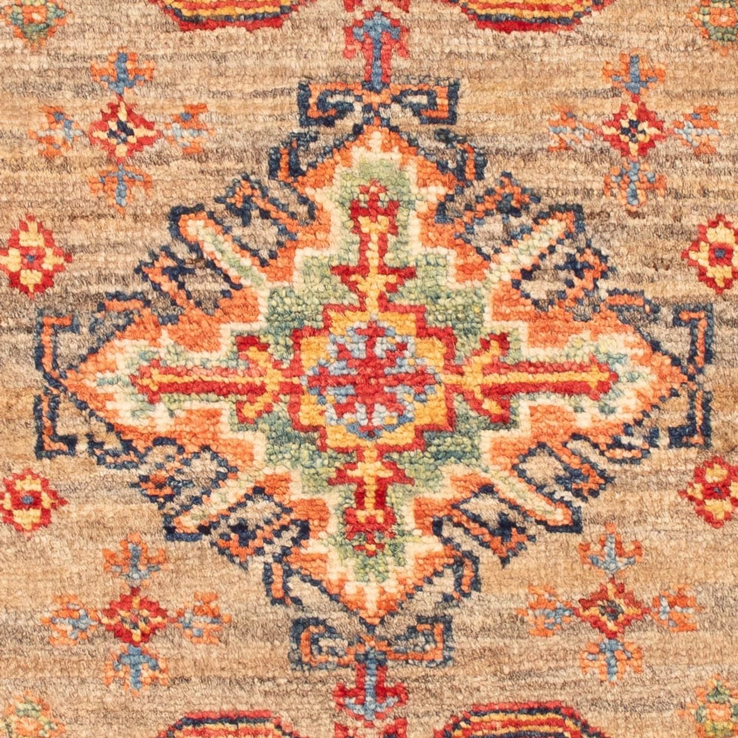 Alfombra Ziegler - Kazak - Real - 94 x 58 cm - arena