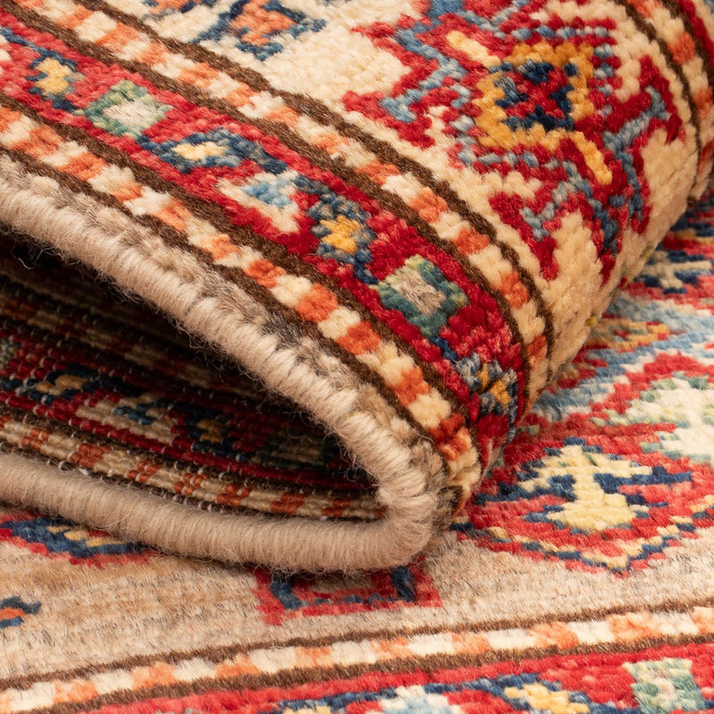 Alfombra Ziegler - Kazak - Real - 94 x 58 cm - arena