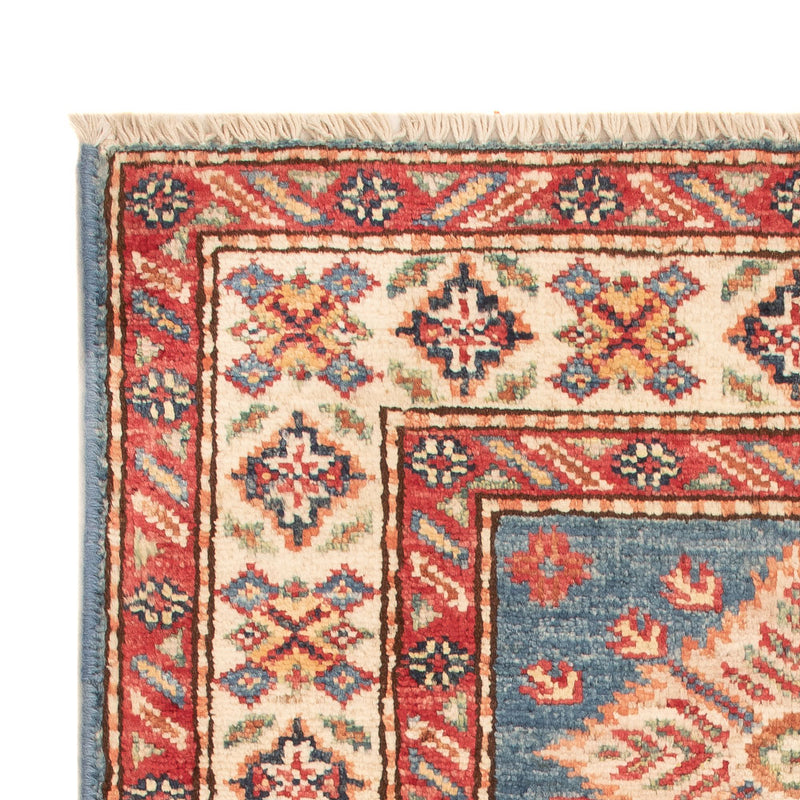 Alfombra Ziegler - Kazak - Real - 92 x 57 cm - azul