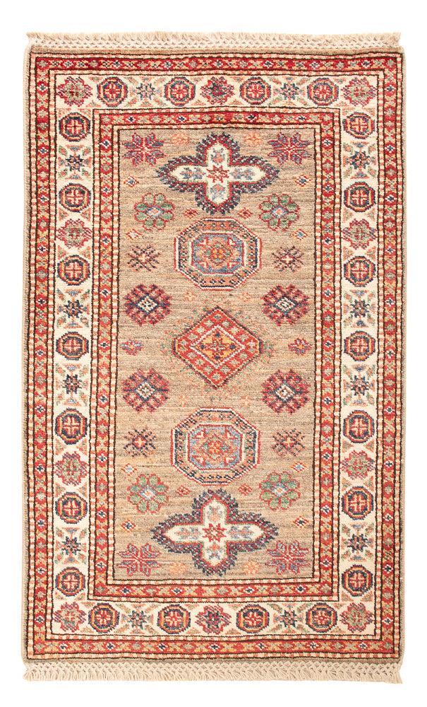 Alfombra Ziegler - Kazak - Real - 94 x 59 cm - arena