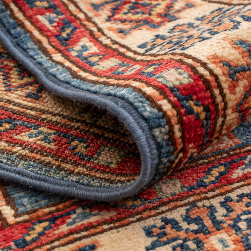 Alfombra Ziegler - Kazak - Real - 91 x 60 cm - azul