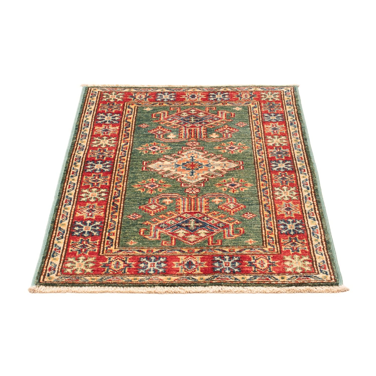 Alfombra Ziegler - Kazak - Real - 87 x 60 cm - verde