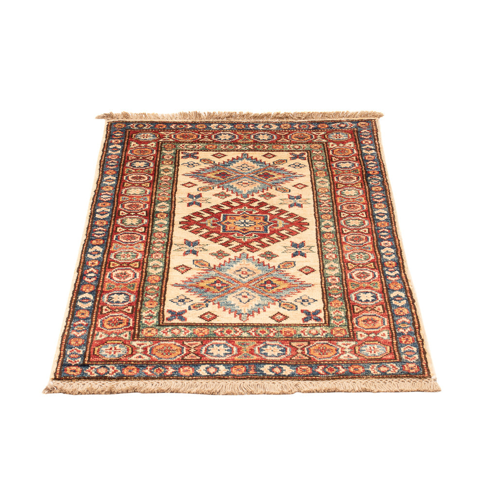 Alfombra Ziegler - Kazak - Real - 91 x 57 cm - beige