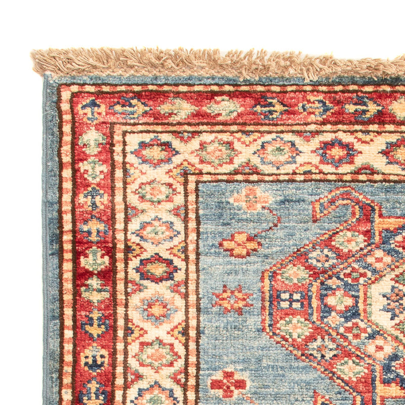 Alfombra Ziegler - Kazak - Real - 90 x 62 cm - azul