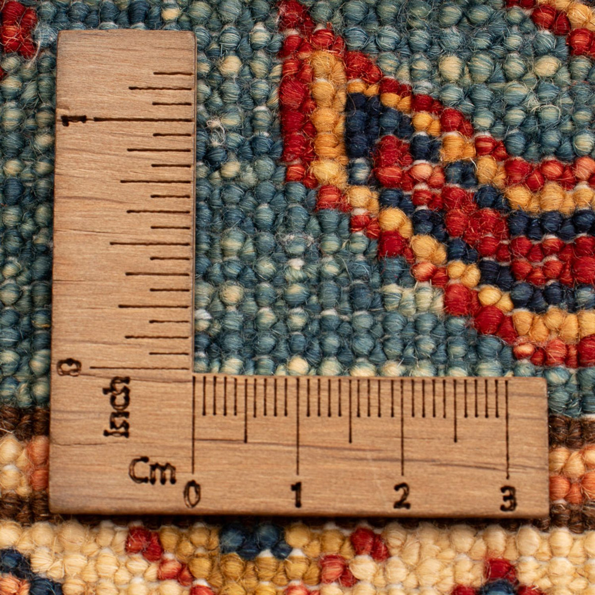 Alfombra Ziegler - Kazak - Real - 90 x 60 cm - azul claro