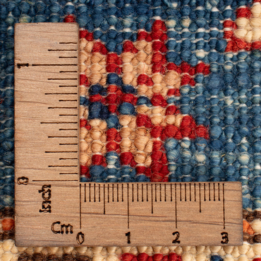 Alfombra Ziegler - Kazak - Real - 84 x 60 cm - azul