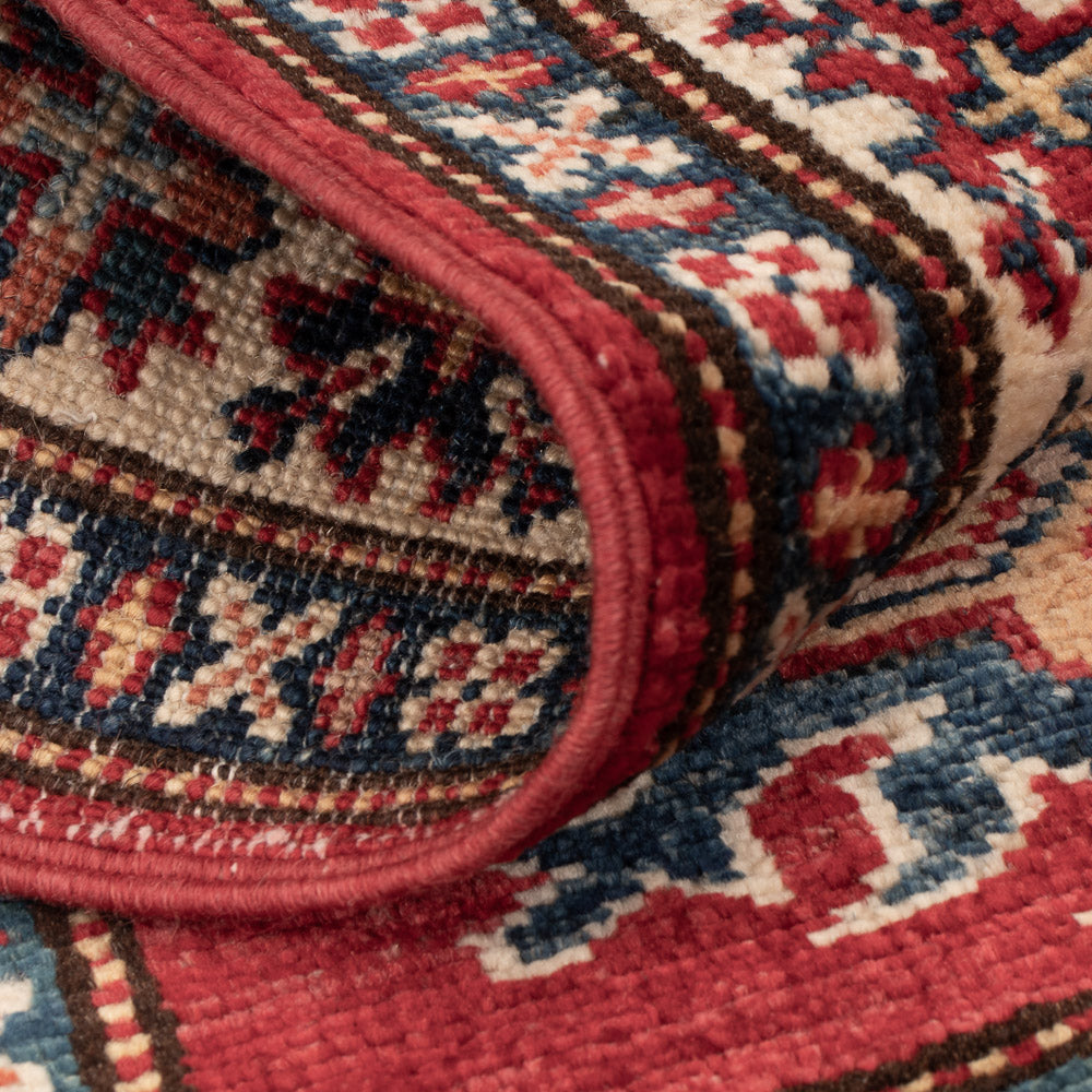 Alfombra Ziegler - Kazak - Real - 92 x 63 cm - rojo