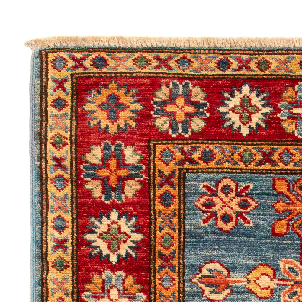 Alfombra Ziegler - Kazak - Real - 97 x 63 cm - azul