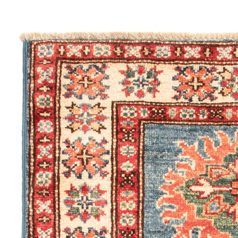 Alfombra Ziegler - Kazak - Real - 86 x 56 cm - azul