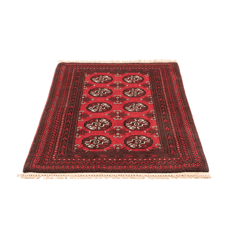 Alfombra afgana - Filpa - 120 x 77 cm - rojo