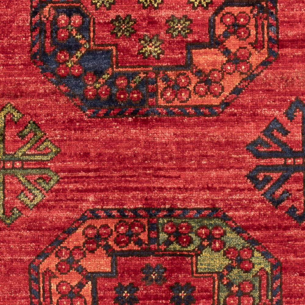 Alfombra afgana - 125 x 82 cm - rojo