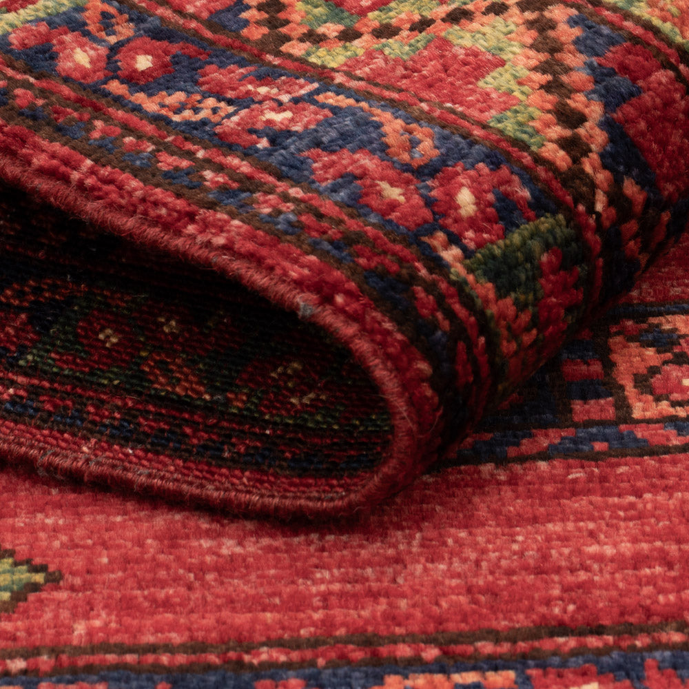Alfombra afgana - 125 x 82 cm - rojo