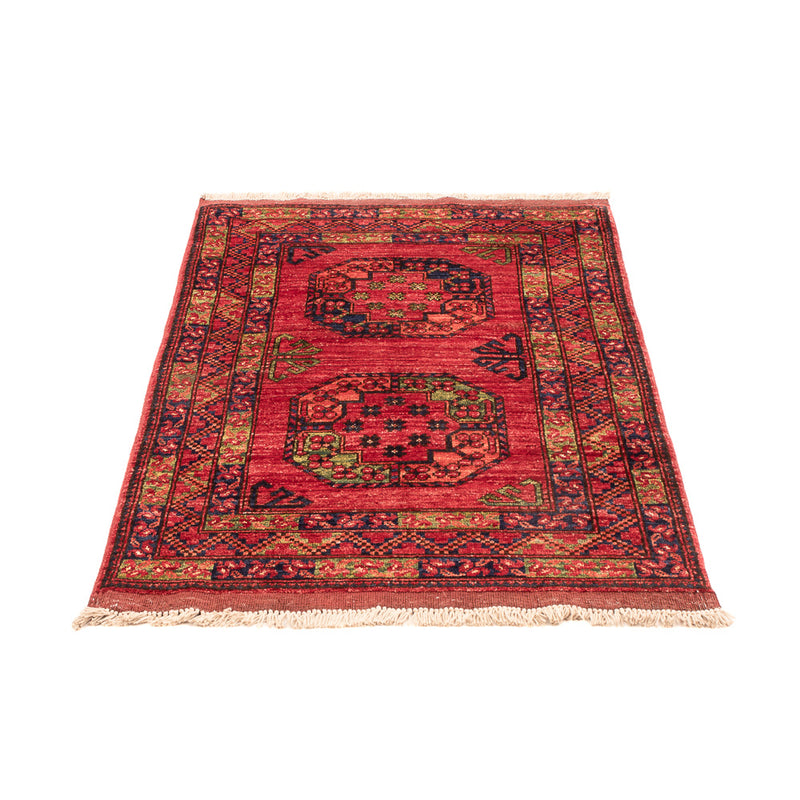 Alfombra afgana - 125 x 82 cm - rojo