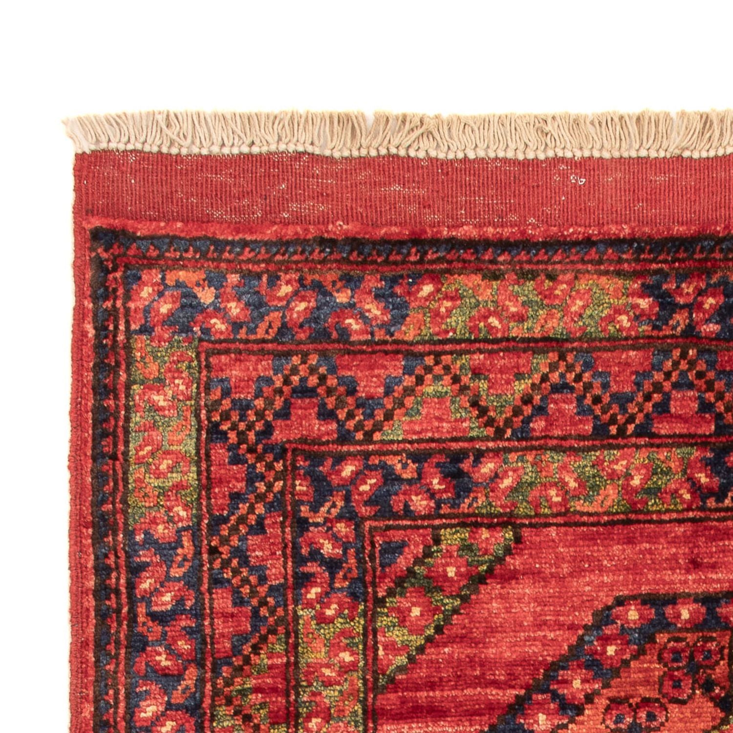 Alfombra afgana - 121 x 81 cm - rojo