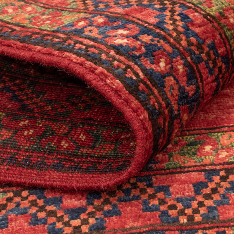 Alfombra afgana - 121 x 81 cm - rojo