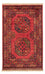 Alfombra afgana - 126 x 82 cm - rojo