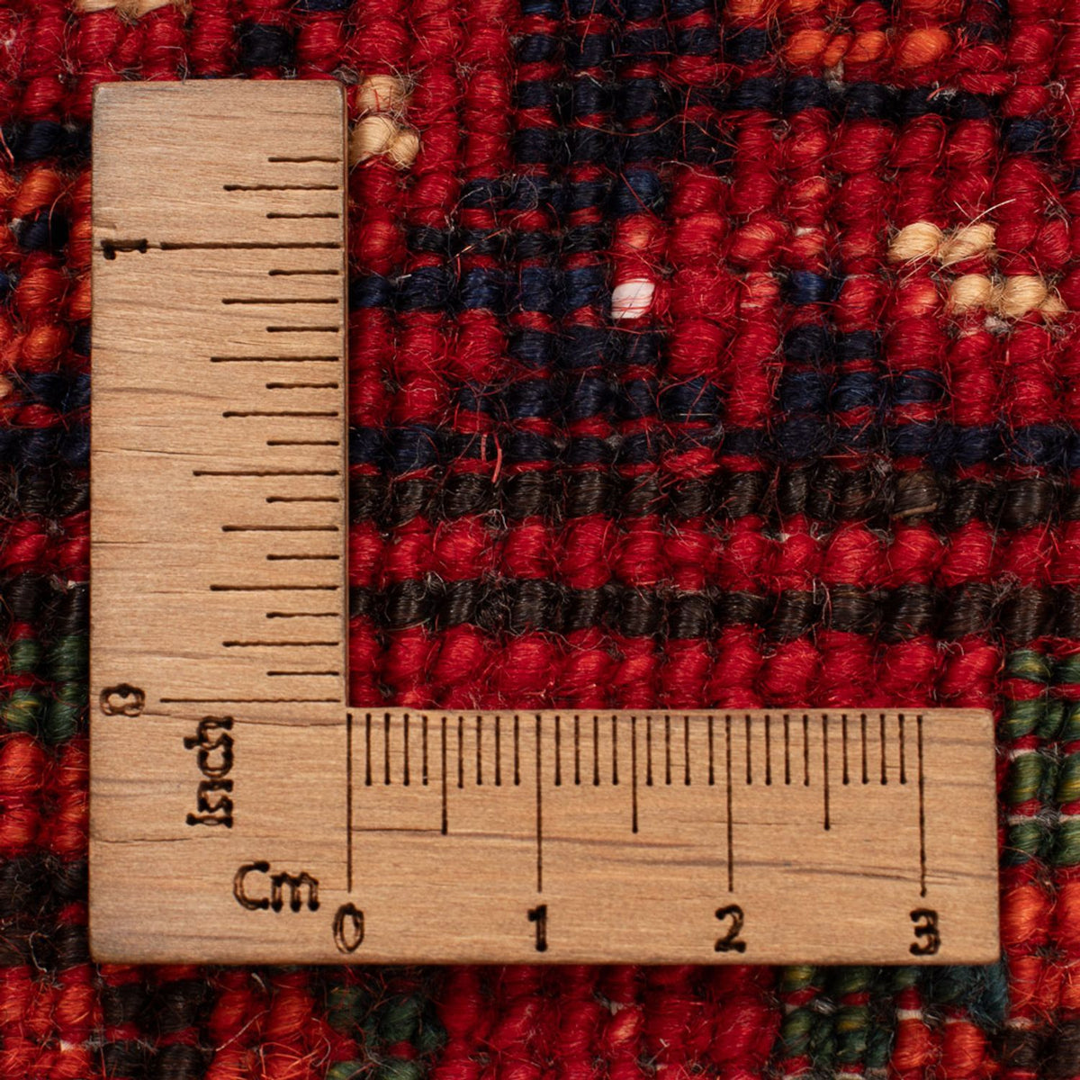 Alfombra afgana - 126 x 82 cm - rojo