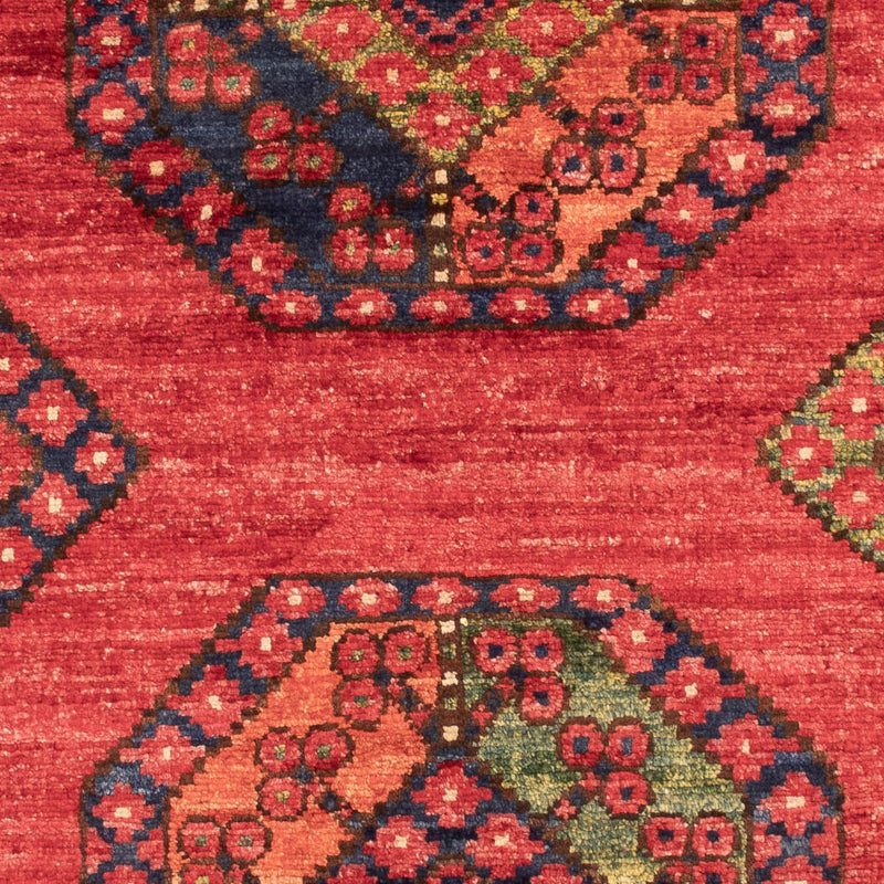 Alfombra afgana - 117 x 81 cm - rojo