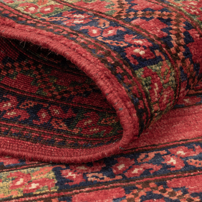 Alfombra afgana - 117 x 81 cm - rojo