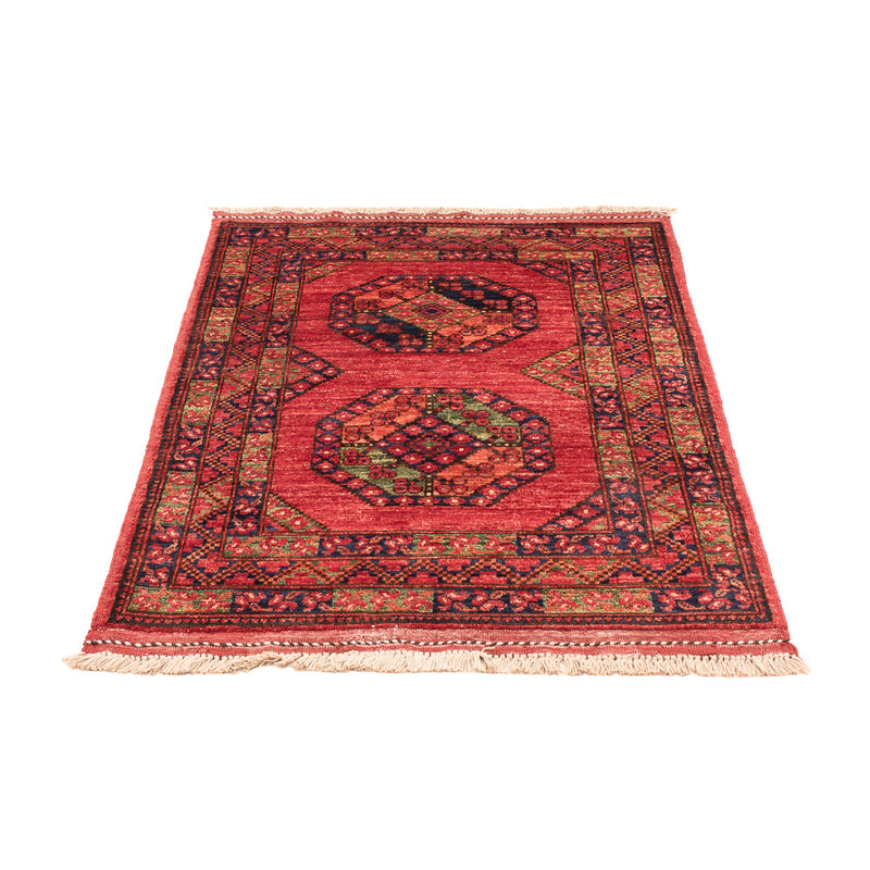 Alfombra afgana - 117 x 81 cm - rojo