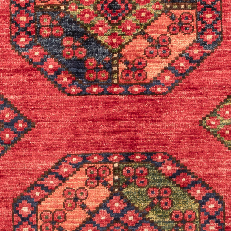 Alfombra afgana - 115 x 84 cm - rojo