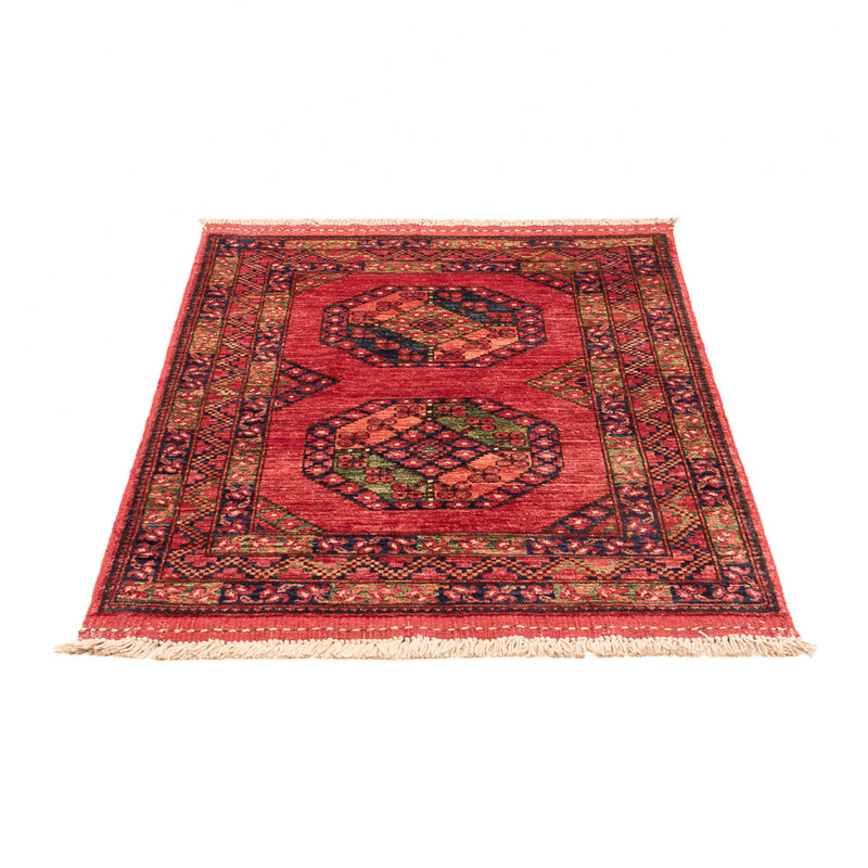Alfombra afgana - 115 x 84 cm - rojo