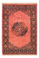 Alfombra afgana - 120 x 85 cm - rojo claro