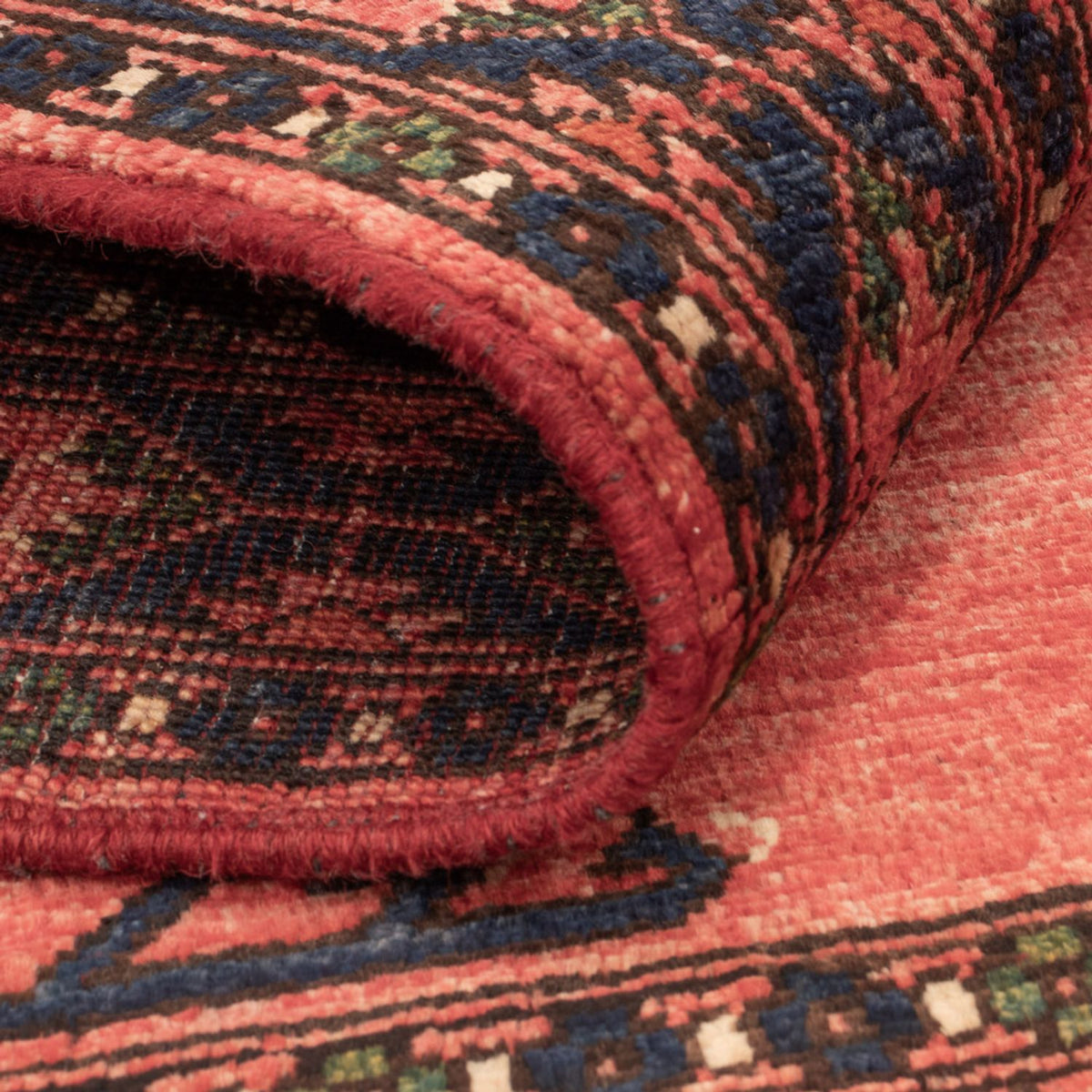 Alfombra afgana - 120 x 85 cm - rojo claro