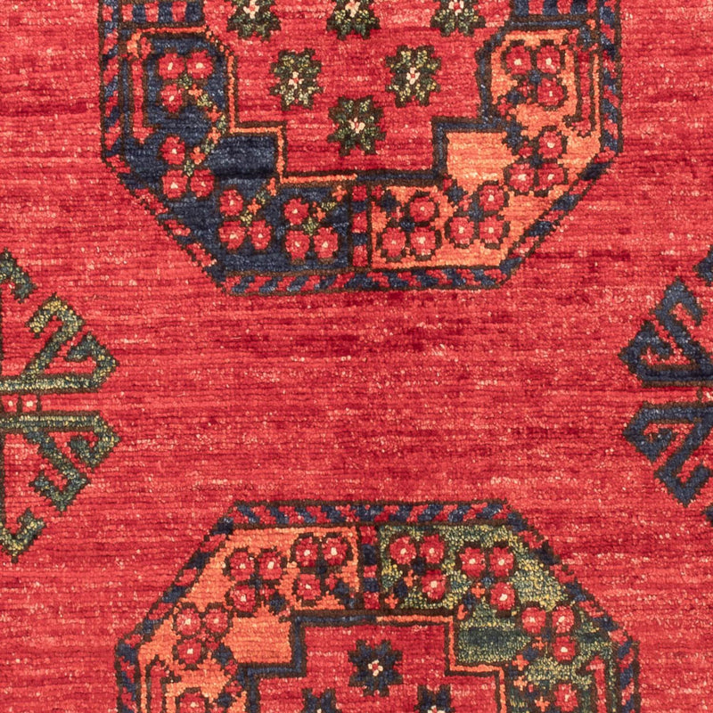Alfombra afgana - 138 x 86 cm - rojo