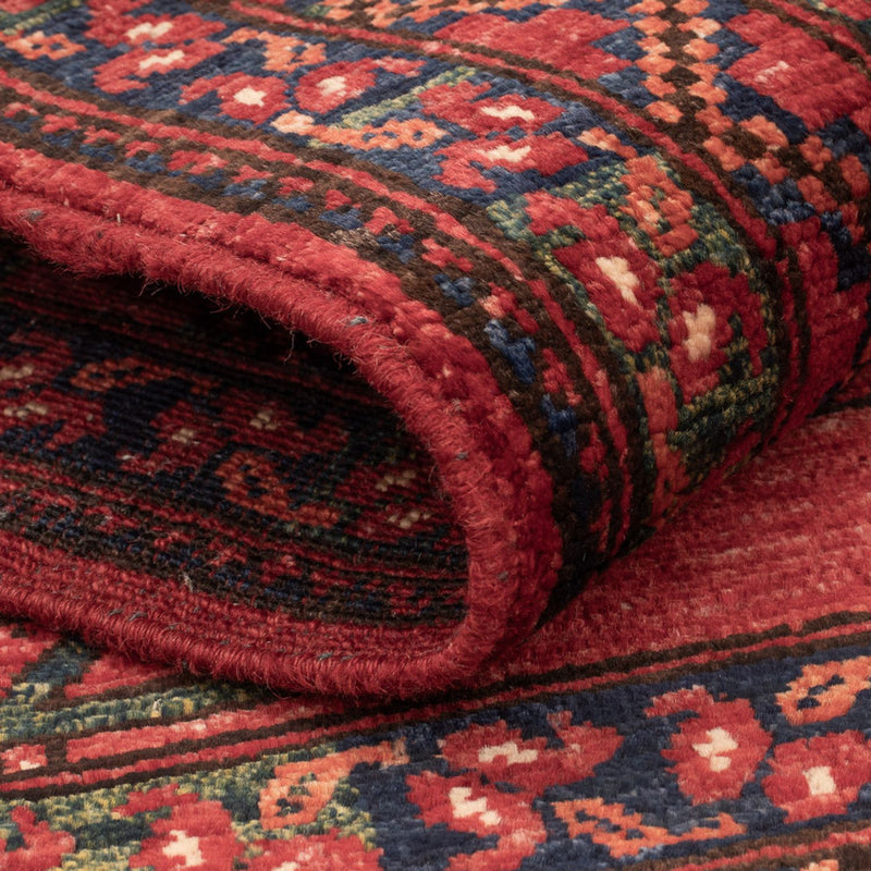 Alfombra afgana - 138 x 86 cm - rojo