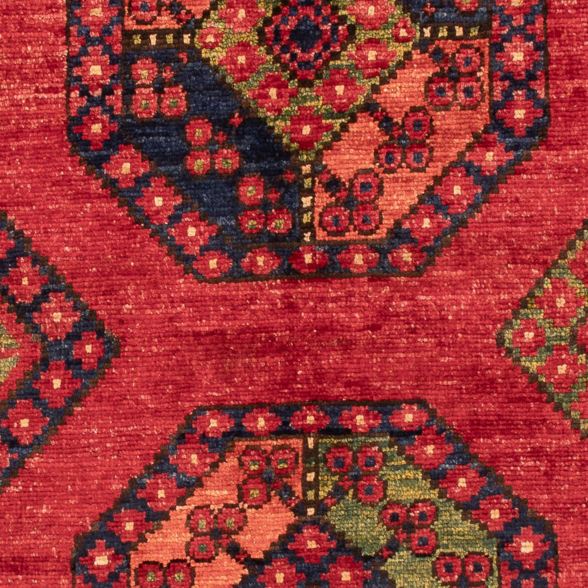 Alfombra afgana - 123 x 82 cm - rojo