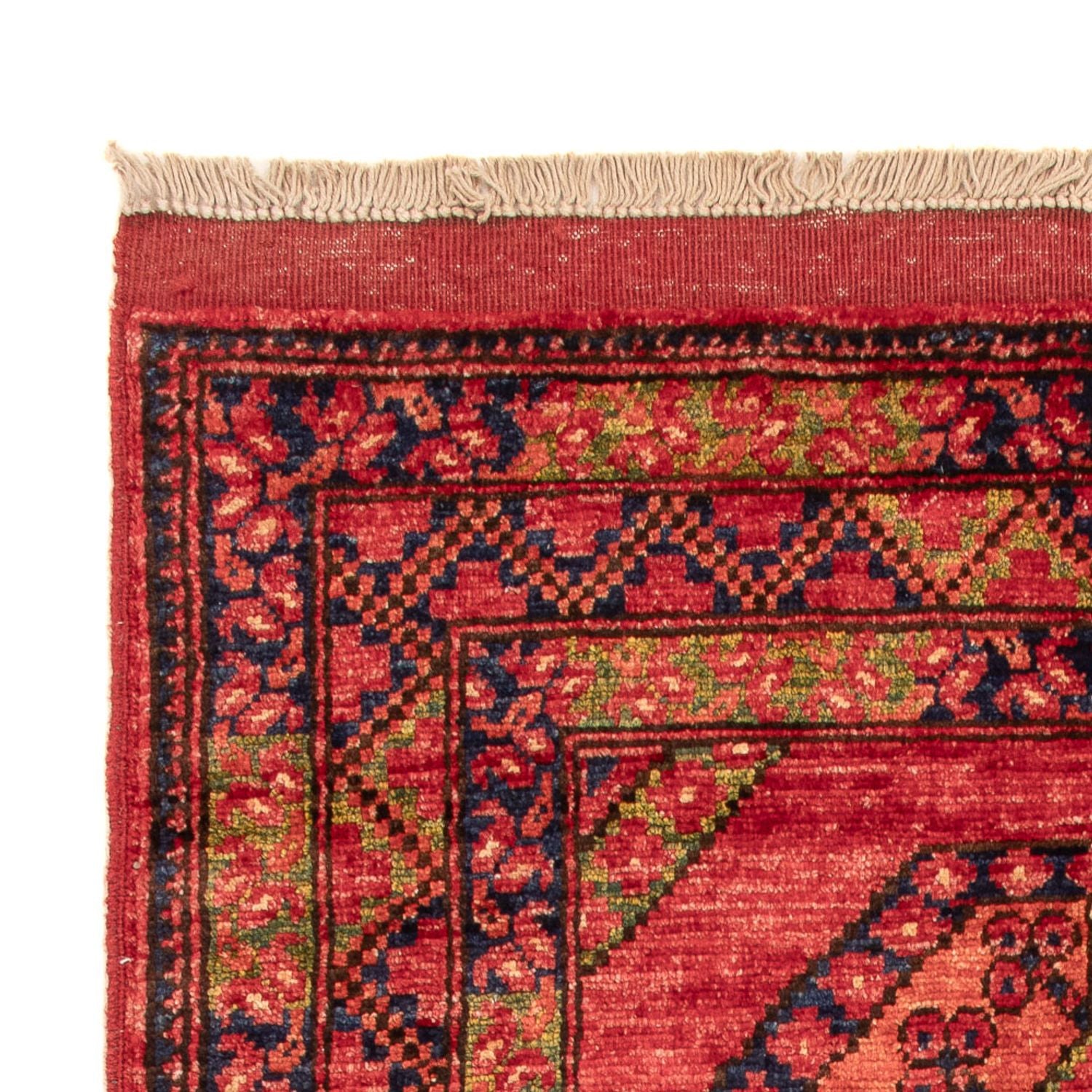 Alfombra afgana - 123 x 82 cm - rojo