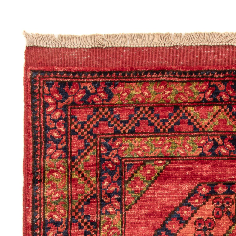 Alfombra afgana - 123 x 82 cm - rojo