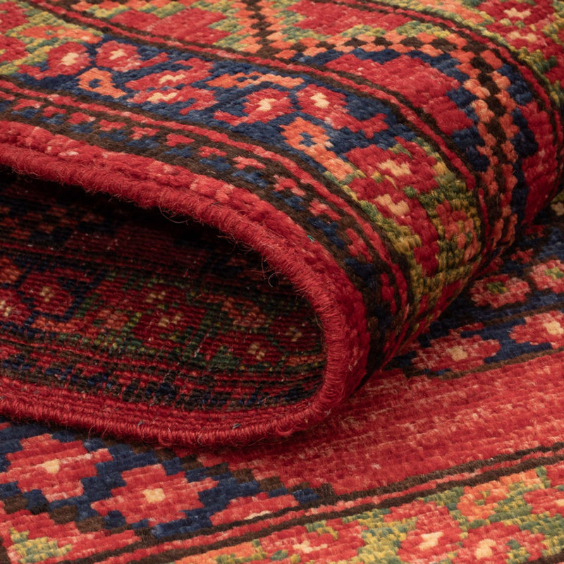 Alfombra afgana - 123 x 82 cm - rojo