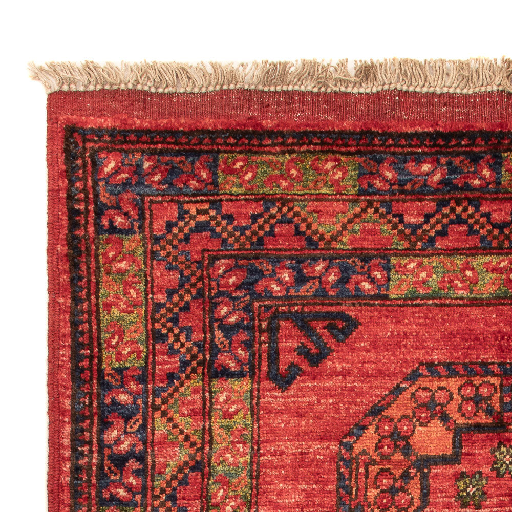 Alfombra afgana - 125 x 87 cm - rojo