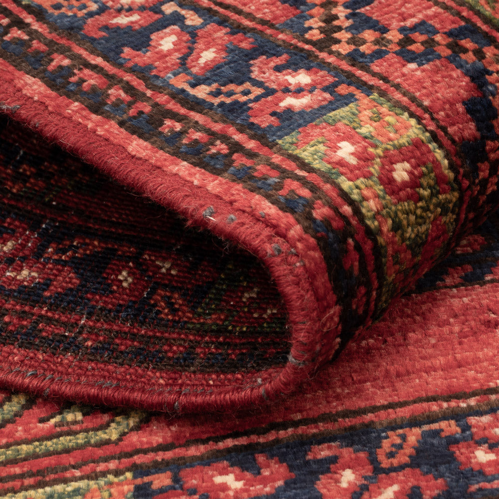 Alfombra afgana - 125 x 87 cm - rojo