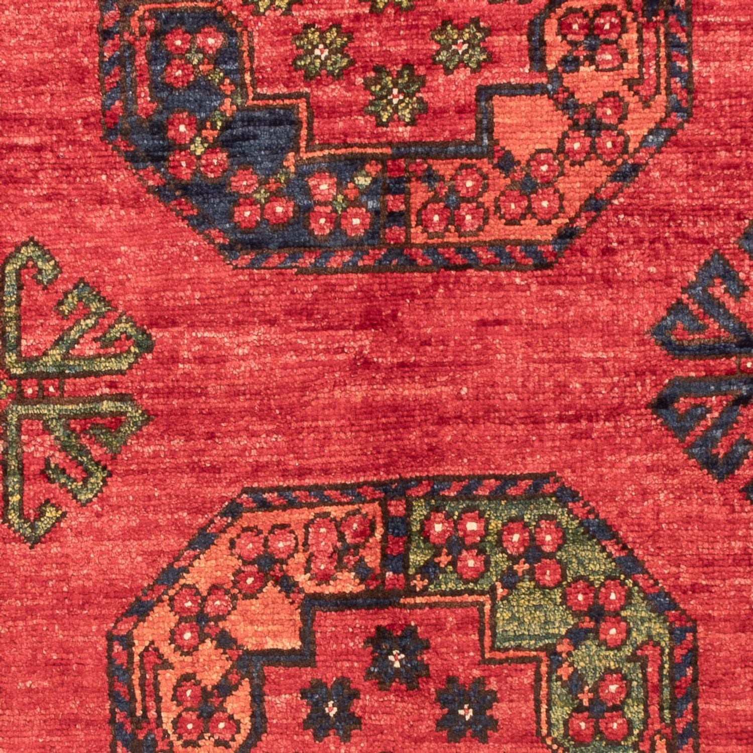 Alfombra afgana - 127 x 85 cm - rojo